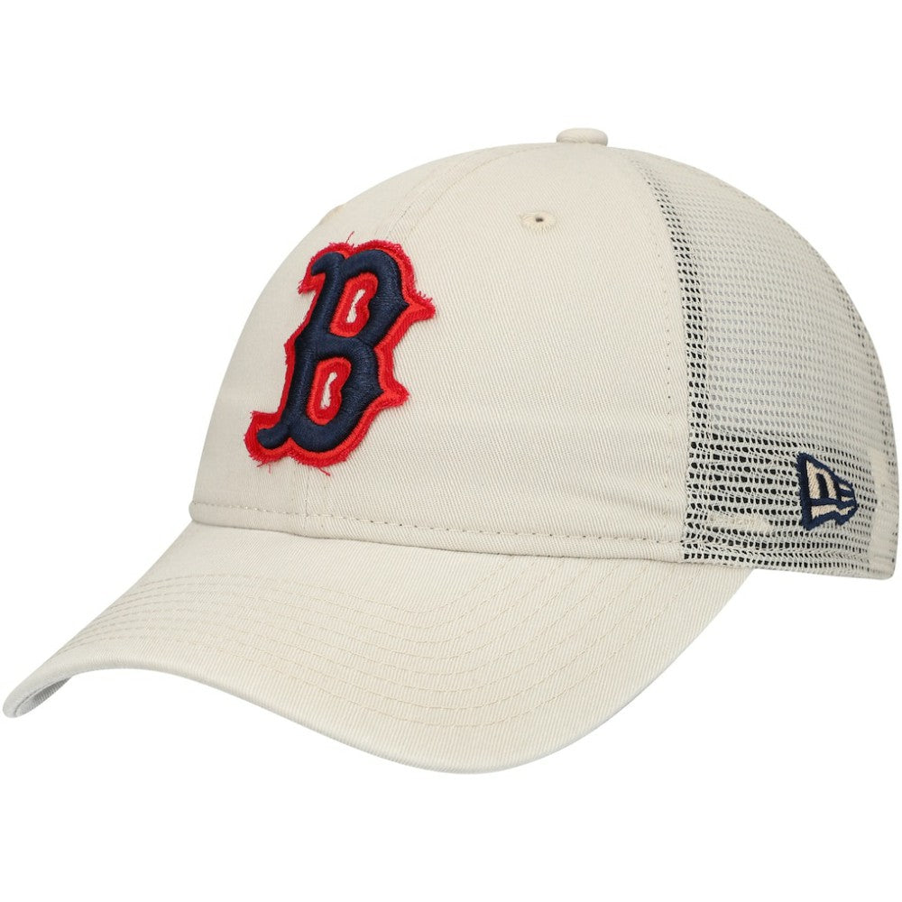 Boston Red Sox Game Day 9TWENTY Adjustable Trucker Hat Stone | New Era