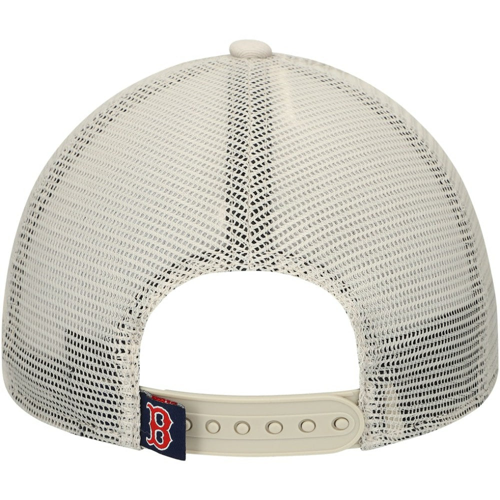 Boston Red Sox Game Day 9TWENTY Adjustable Trucker Hat Stone | New Era