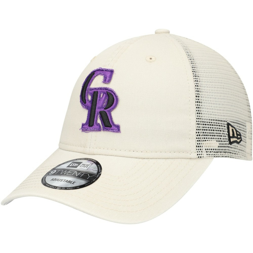 Colorado Rockies Game Day 9TWENTY Adjustable Trucker Hat Stone | New Era
