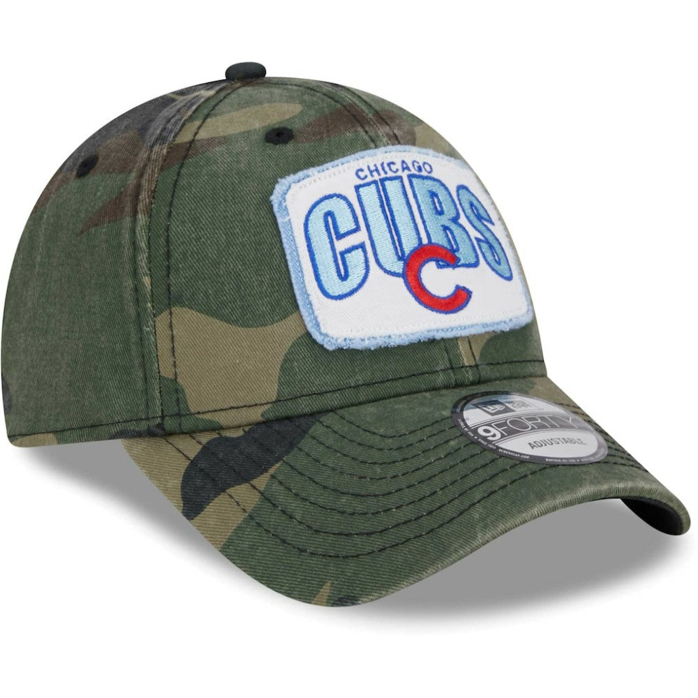 Chicago Cubs Gameday 9FORTY Adjustable Hat Camo | New Era