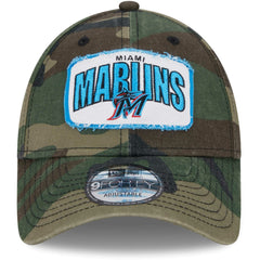 Miami Marlins Gameday 9FORTY Adjustable Hat Camo | New Era