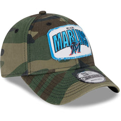 Miami Marlins Gameday 9FORTY Adjustable Hat Camo | New Era