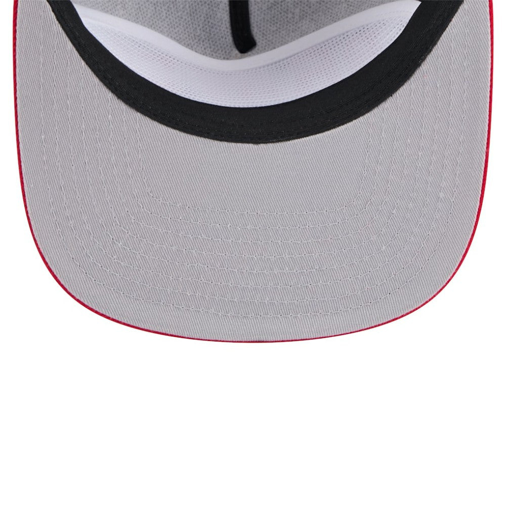 Atlanta Braves Throwback Meshback Golfer Hat Black | New Era