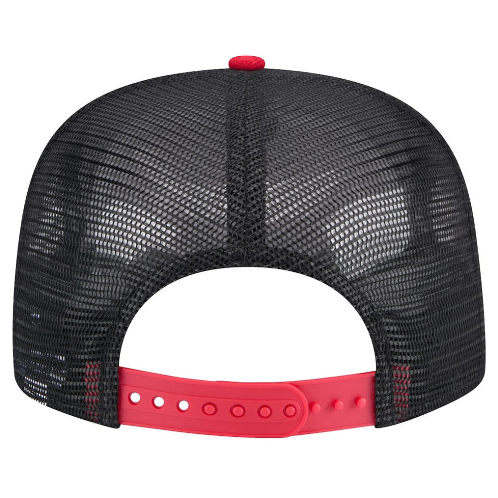 Boston Red Sox Throwback Meshback Golfer Hat Black | New Era