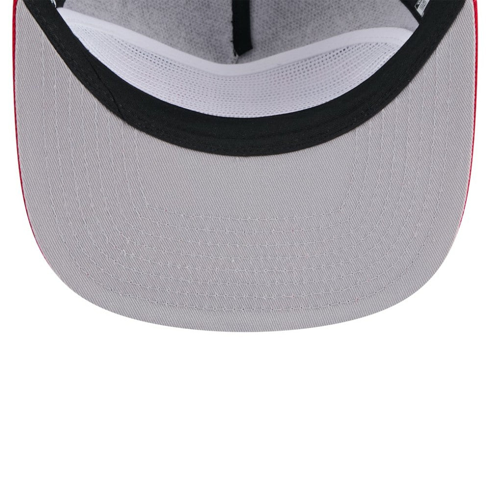 Chicago Cubs Throwback Meshback Golfer Hat Black | New Era