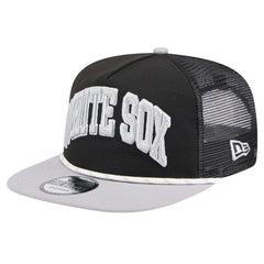 Chicago White Sox Throwback Meshback Golfer Hat Black | New Era