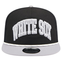 Chicago White Sox Throwback Meshback Golfer Hat Black | New Era