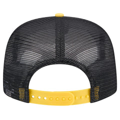Milwaukee Brewers Throwback Meshback Golfer Hat Black | New Era