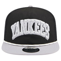 New York Yankees Throwback Meshback Golfer Hat Black | New Era