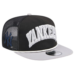 New York Yankees Throwback Meshback Golfer Hat Black | New Era