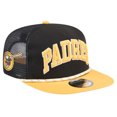 San Diego Padres Throwback Meshback Golfer Hat Black | New Era
