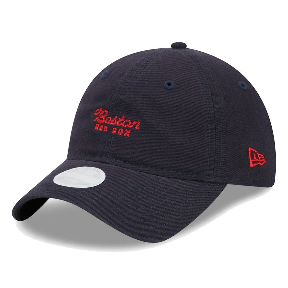 Boston Red Sox Women's Script 9TWENTY Adjustable Hat Navy | New Era