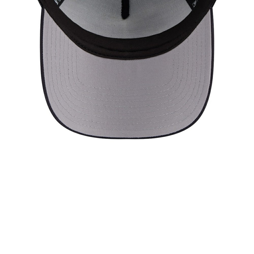 Boston Red Sox Women's Throwback Team Foam Front A-Frame Trucker 9FORTY Adjustable Hat White/Navy | New Era