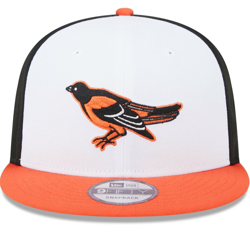 Baltimore Orioles 2024 Batting Practice 9FIFTY Snapback Hat White | New Era