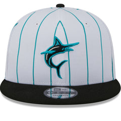 Miami Marlins 2024 Batting Practice 9FIFTY Snapback Hat White | New Era