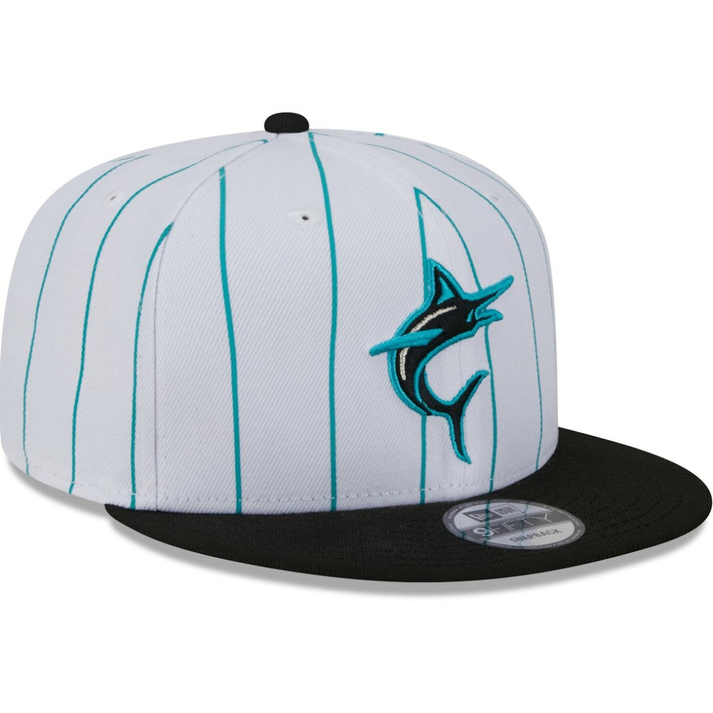 Miami Marlins 2024 Batting Practice 9FIFTY Snapback Hat White | New Era
