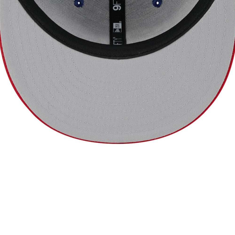 Philadelphia Phillies 2025 Batting Practice 9FIFTY Snapback Hat Navy | New Era