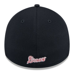 Atlanta Braves 2025 Batting Practice 39THIRTY Flex Hat White | New Era
