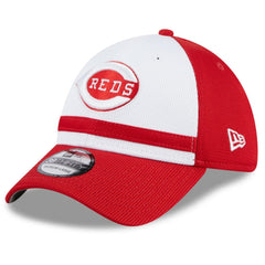 Cincinnati Reds 2025 Batting Practice 39THIRTY Flex Hat White | New Era