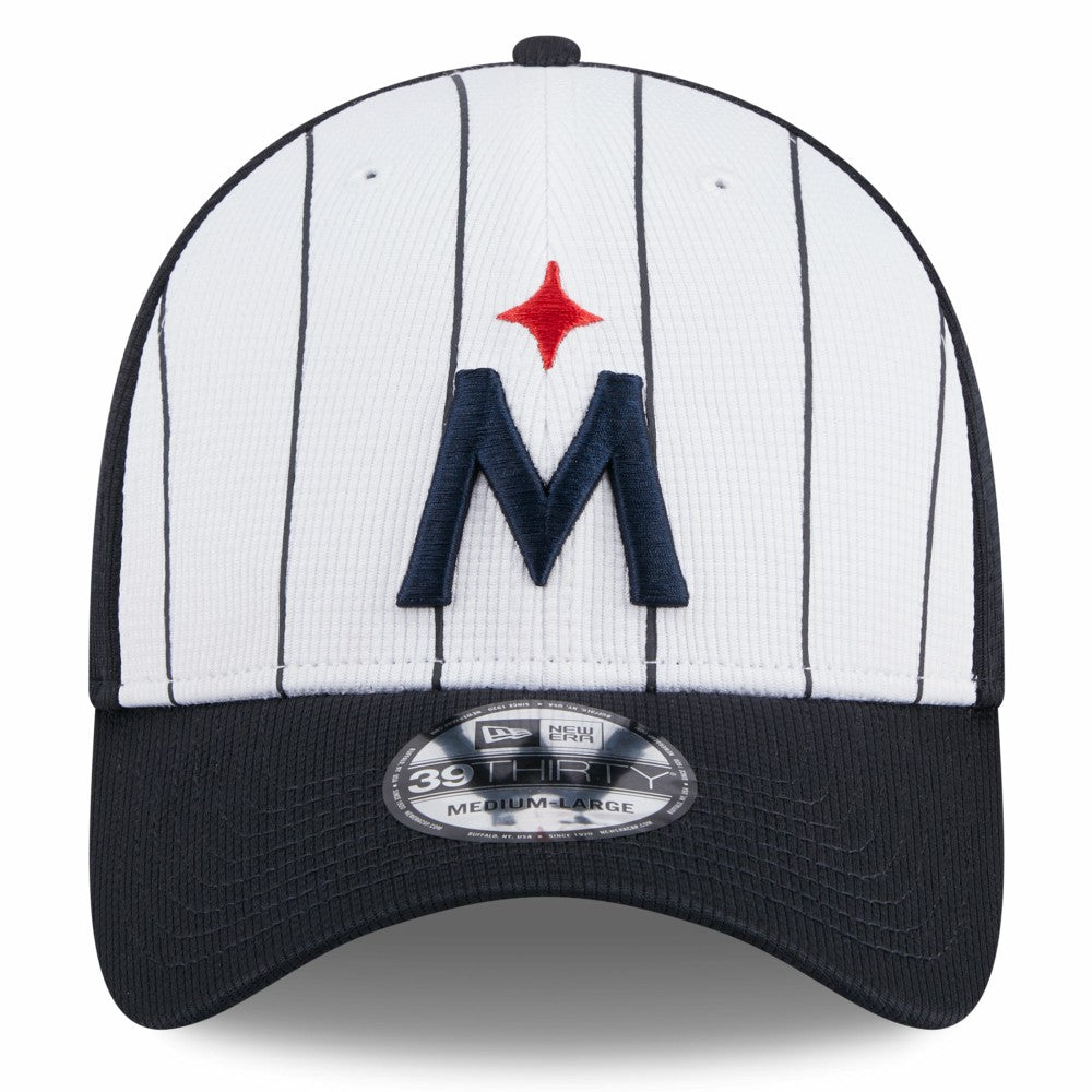Minnesota Twins 2025 Batting Practice 39THIRTY Flex Hat White | New Era
