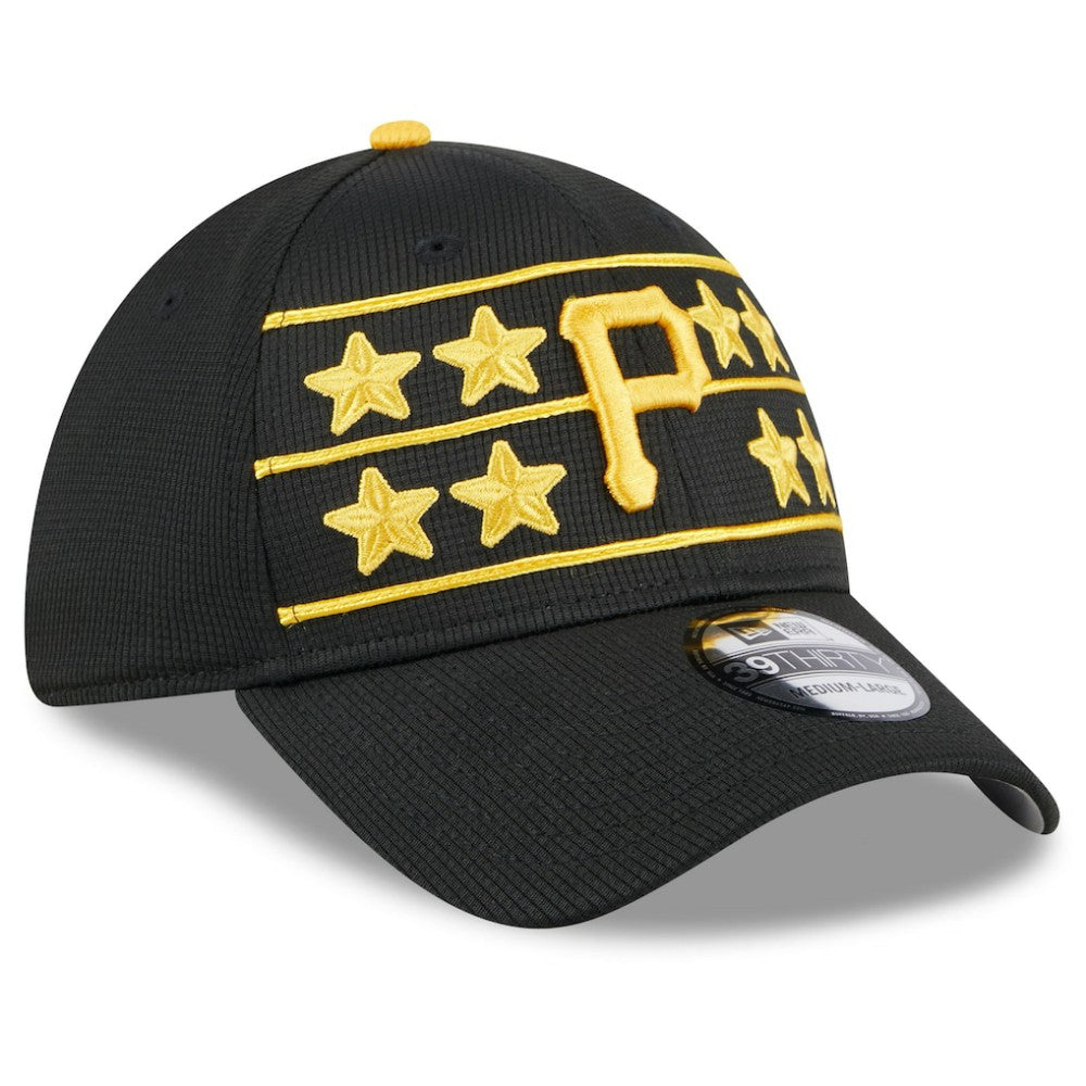 Pittsburgh Pirates 2025 Batting Practice 39THIRTY Flex Hat Black | New Era