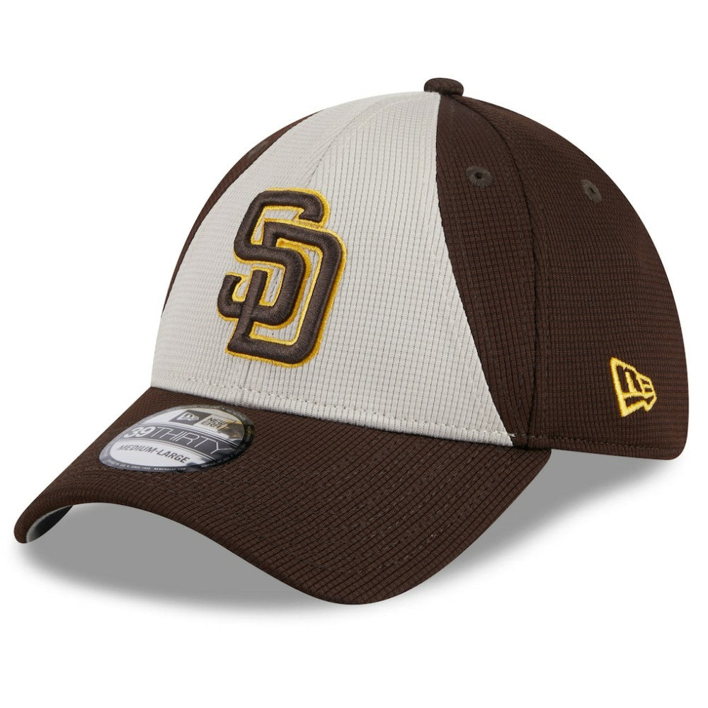 San Diego Padres 2025 Batting Practice 39THIRTY Flex Hat Brown | New Era