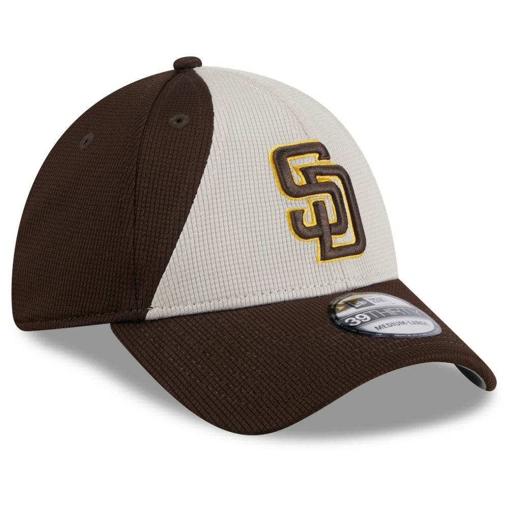 San Diego Padres 2025 Batting Practice 39THIRTY Flex Hat Brown | New Era