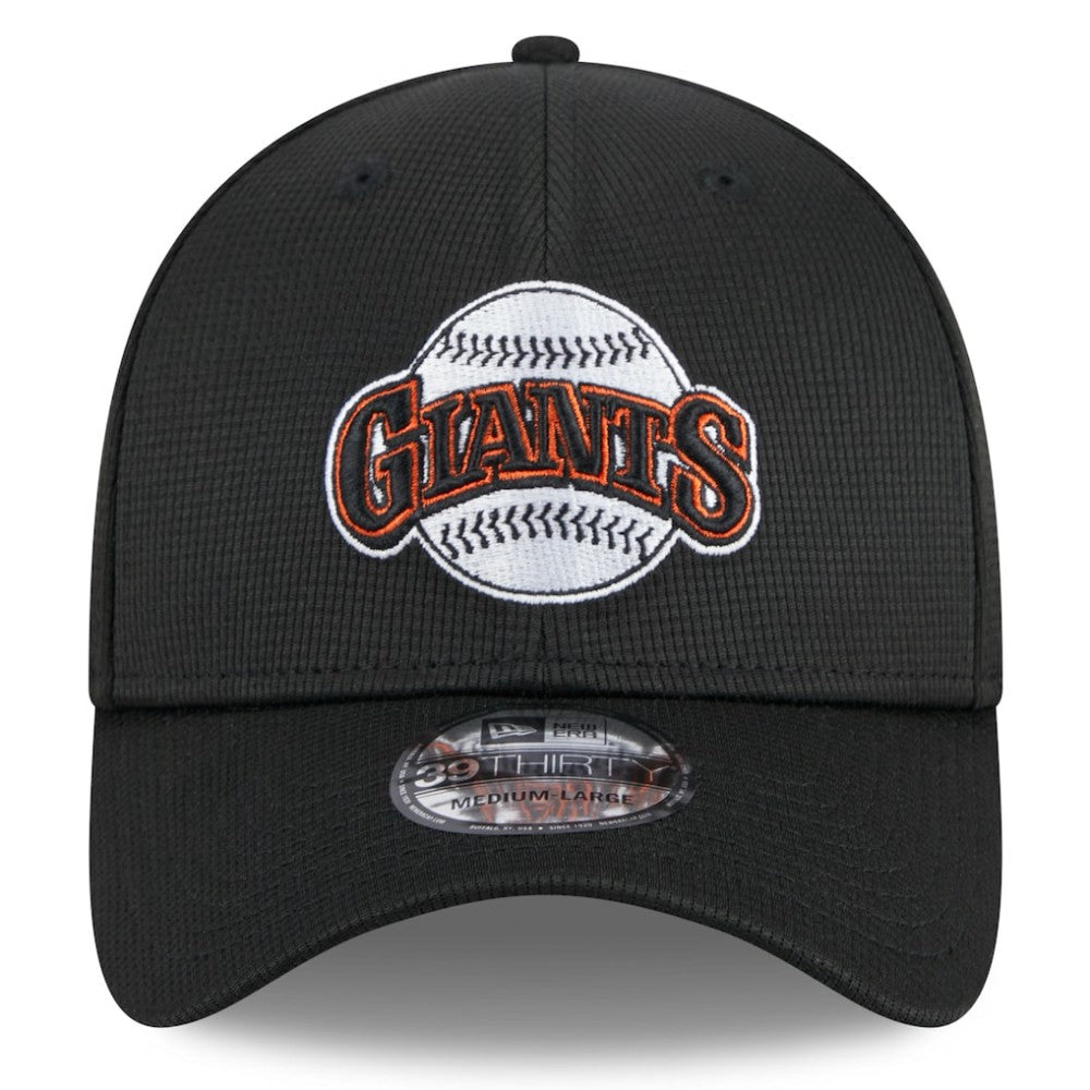 San Francisco Giants 2025 Batting Practice 39THIRTY Flex Hat Black | New Era