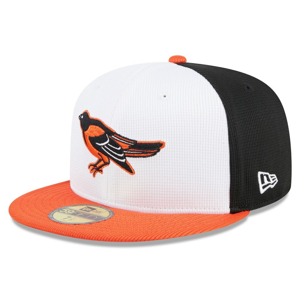 Baltimore Orioles 2025 Batting Practice 59FIFTY Fitted Hat White | New Era