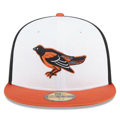 Baltimore Orioles 2025 Batting Practice 59FIFTY Fitted Hat White | New Era