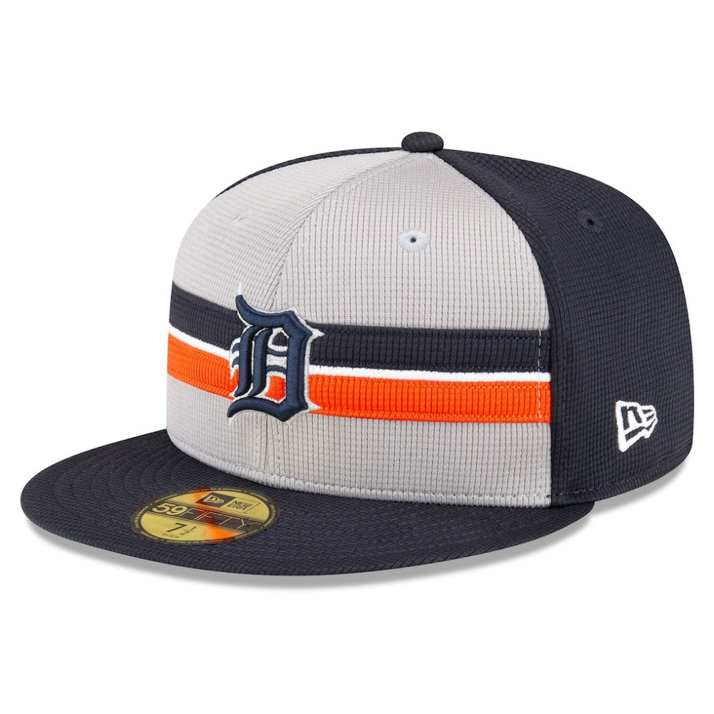 Detroit Tigers 2025 Batting Practice 59FIFTY Fitted Hat Gray | New Era