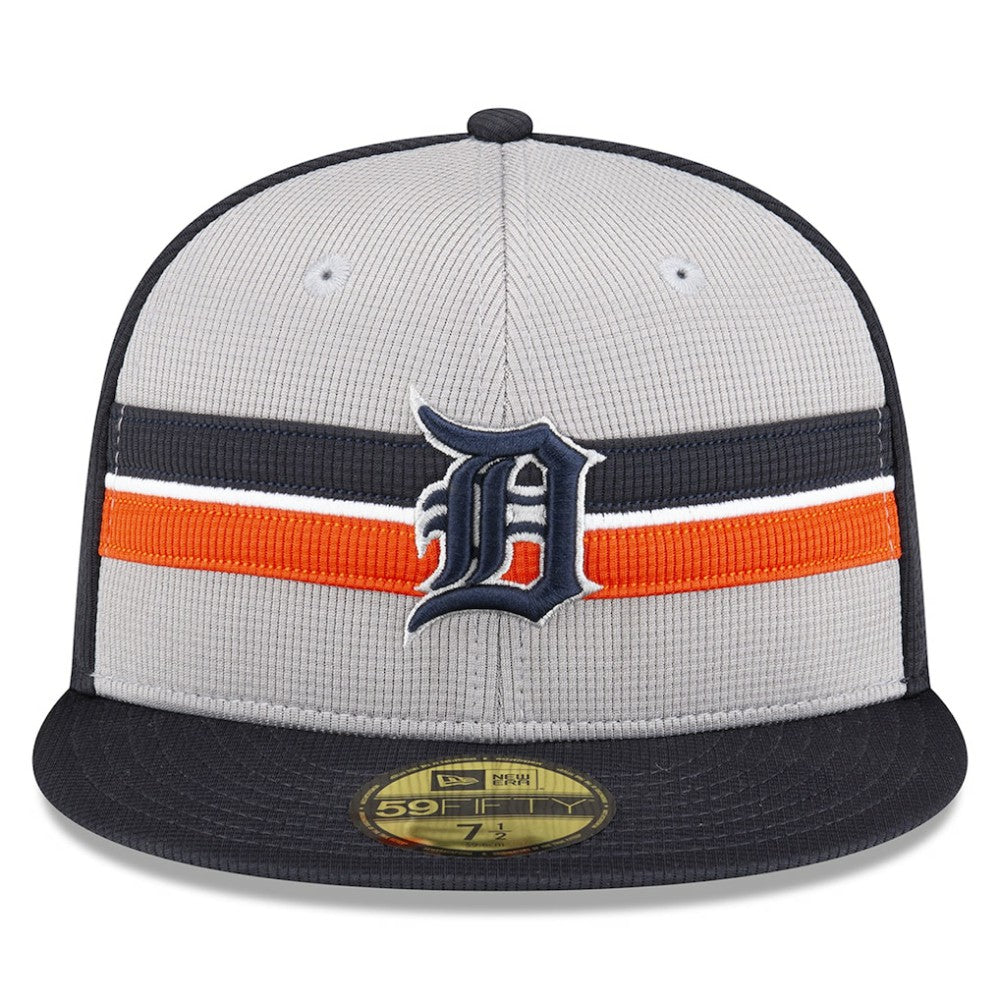 Detroit Tigers 2025 Batting Practice 59FIFTY Fitted Hat Gray | New Era