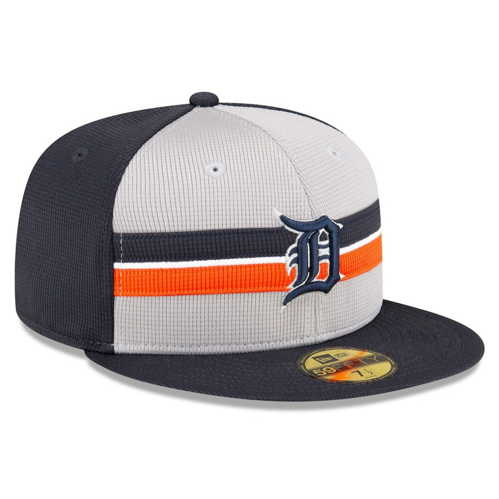 Detroit Tigers 2025 Batting Practice 59FIFTY Fitted Hat Gray | New Era