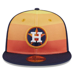 Houston Astros 2025 Batting Practice 59FIFTY Fitted Hat Orange | New Era