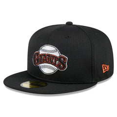 San Francisco Giants 2025 Batting Practice 59FIFTY Fitted Hat Black | New Era