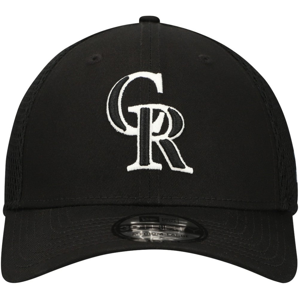 Colorado Rockies Neo 39THIRTY Flex Hat Black/White | New Era