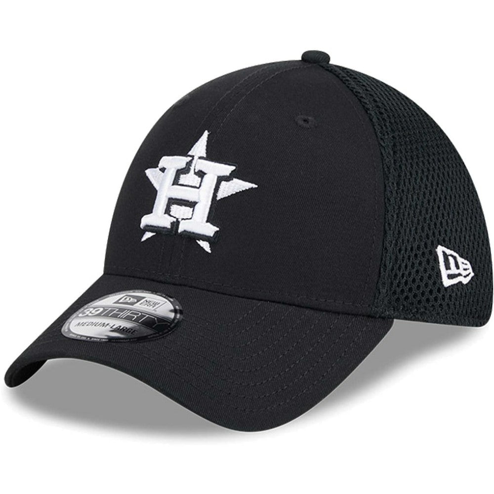 Houston Astros Neo 39THIRTY Flex Hat Black/White | New Era