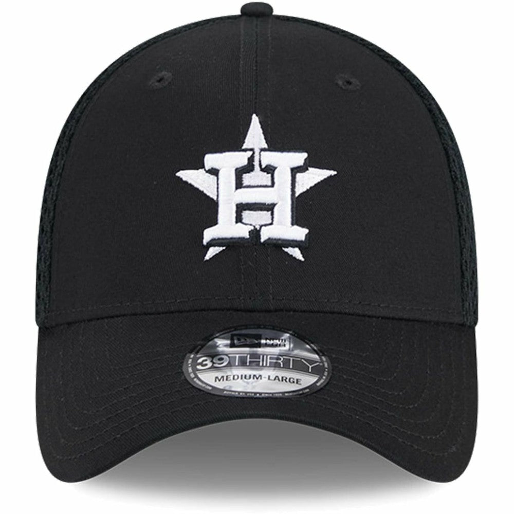 Houston Astros Neo 39THIRTY Flex Hat Black/White | New Era