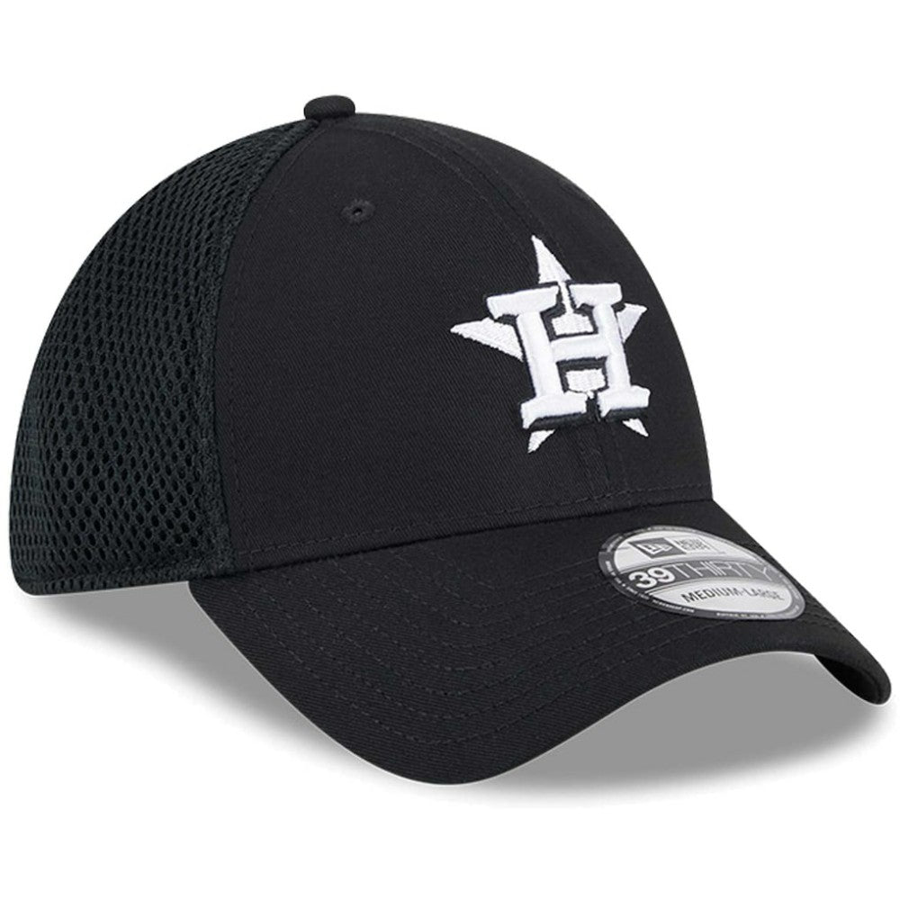Houston Astros Neo 39THIRTY Flex Hat Black/White | New Era