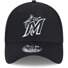 Miami Marlins Neo 39THIRTY Flex Hat Black/White | New Era