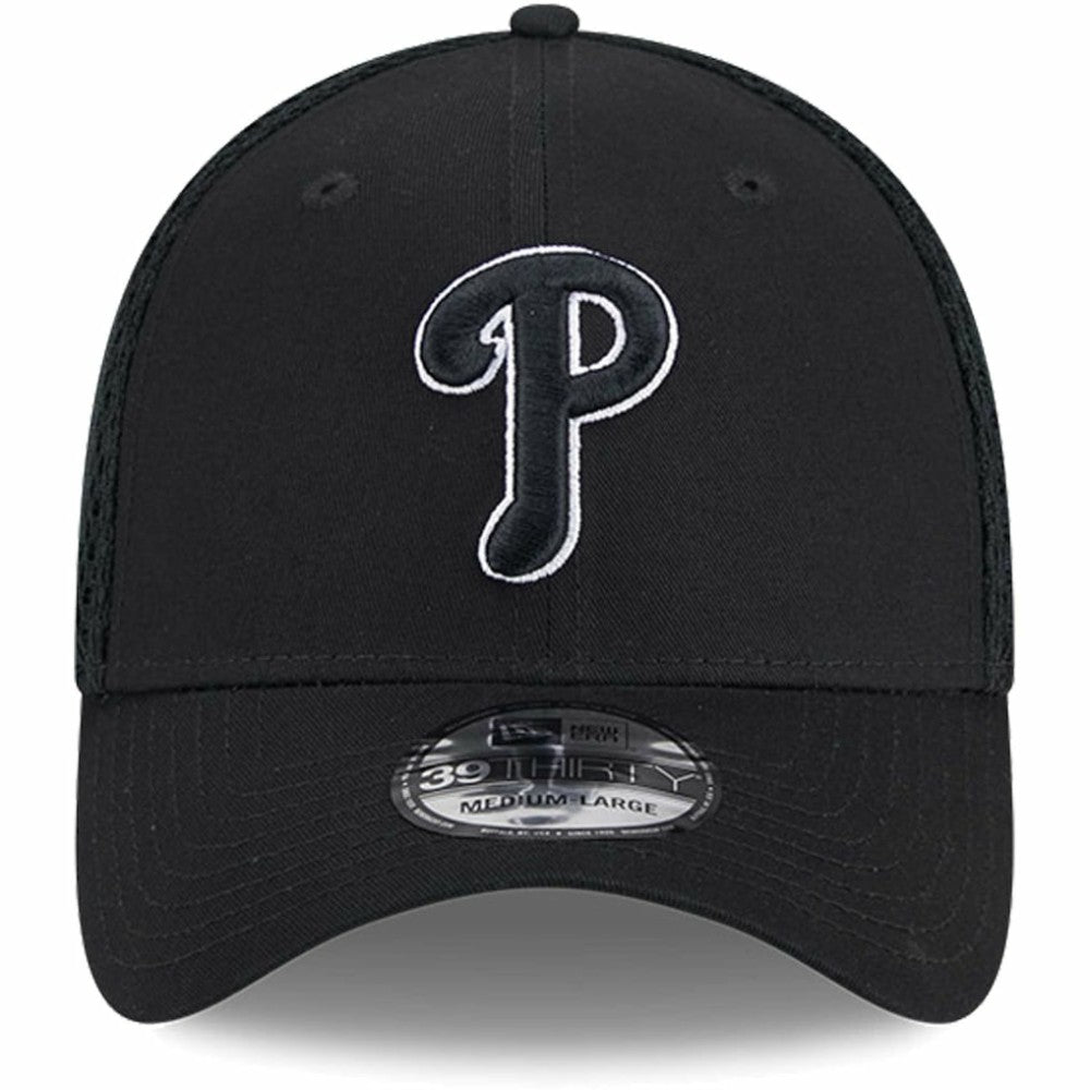 Philadelphia Phillies Neo 39THIRTY Flex Hat Black/White | New Era