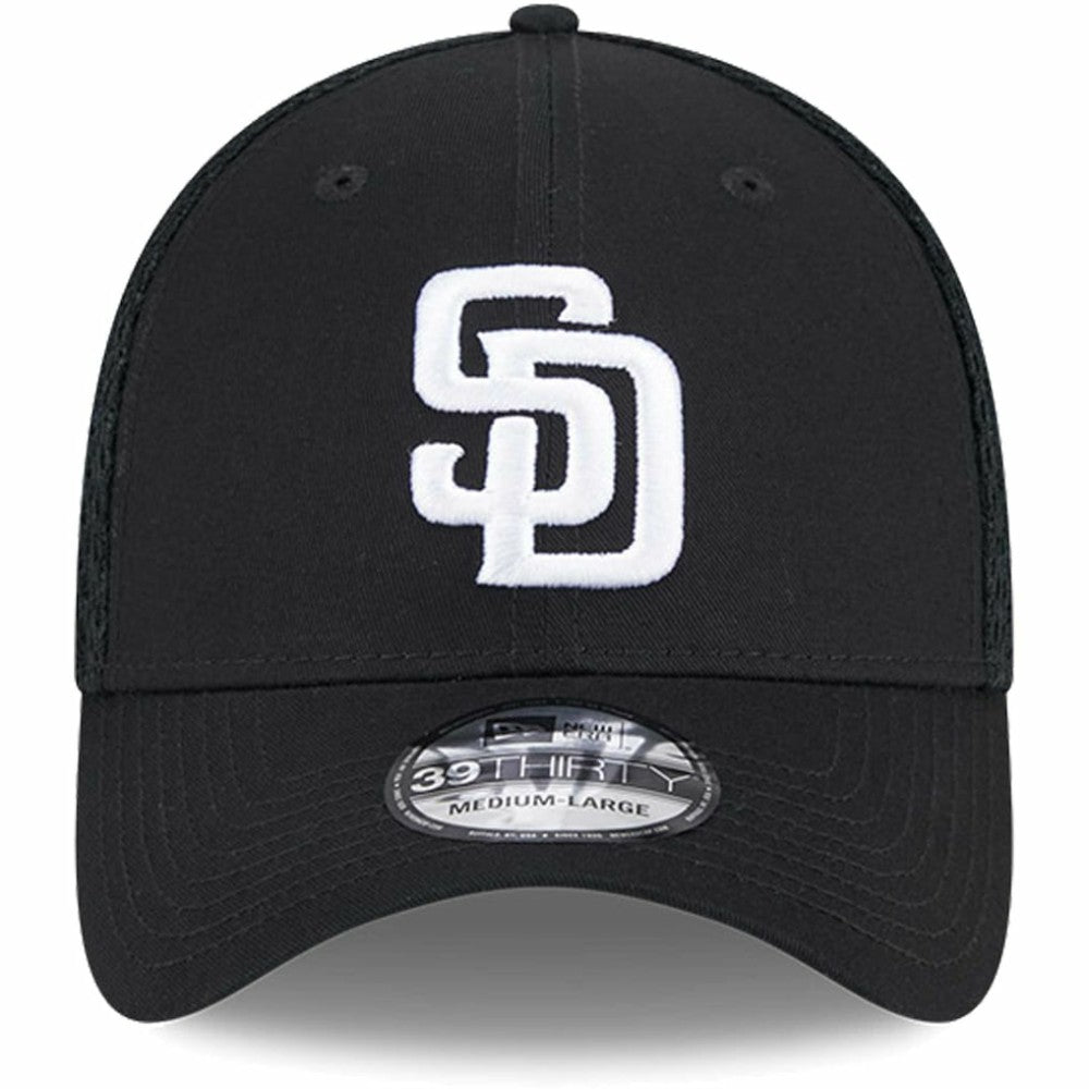 San Diego Padres Neo 39THIRTY Flex Hat Black/White | New Era