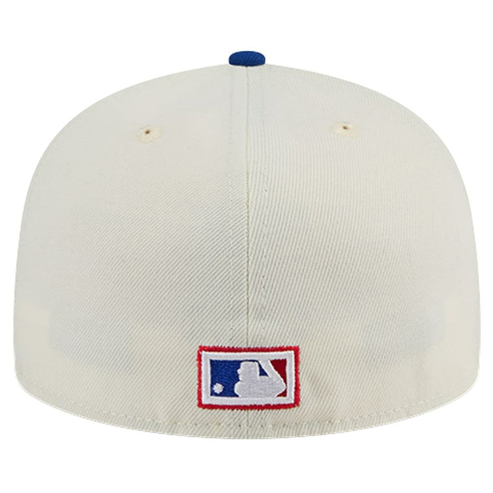 Atlanta Braves Cooperstown Collection Alternate Chrome 59FIFTY Fitted Hat Cream | New Era