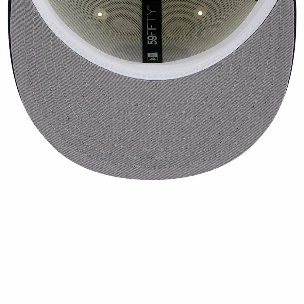 New York Yankees Top Hat Chrome 59FIFTY Fitted Hat Cream | New Era
