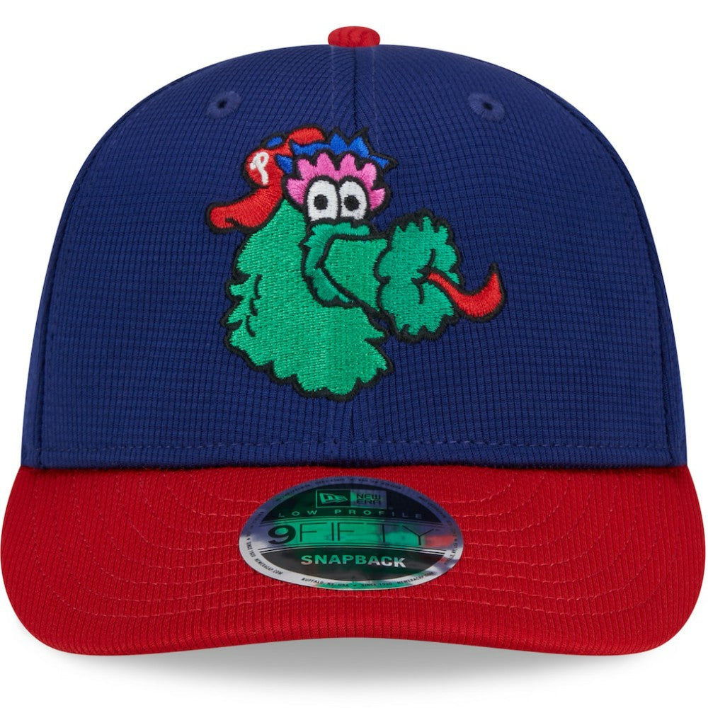 Philadelphia Phillies 2025 Batting Practice Low Profile 9FIFTY Snapback Hat Navy | New Era