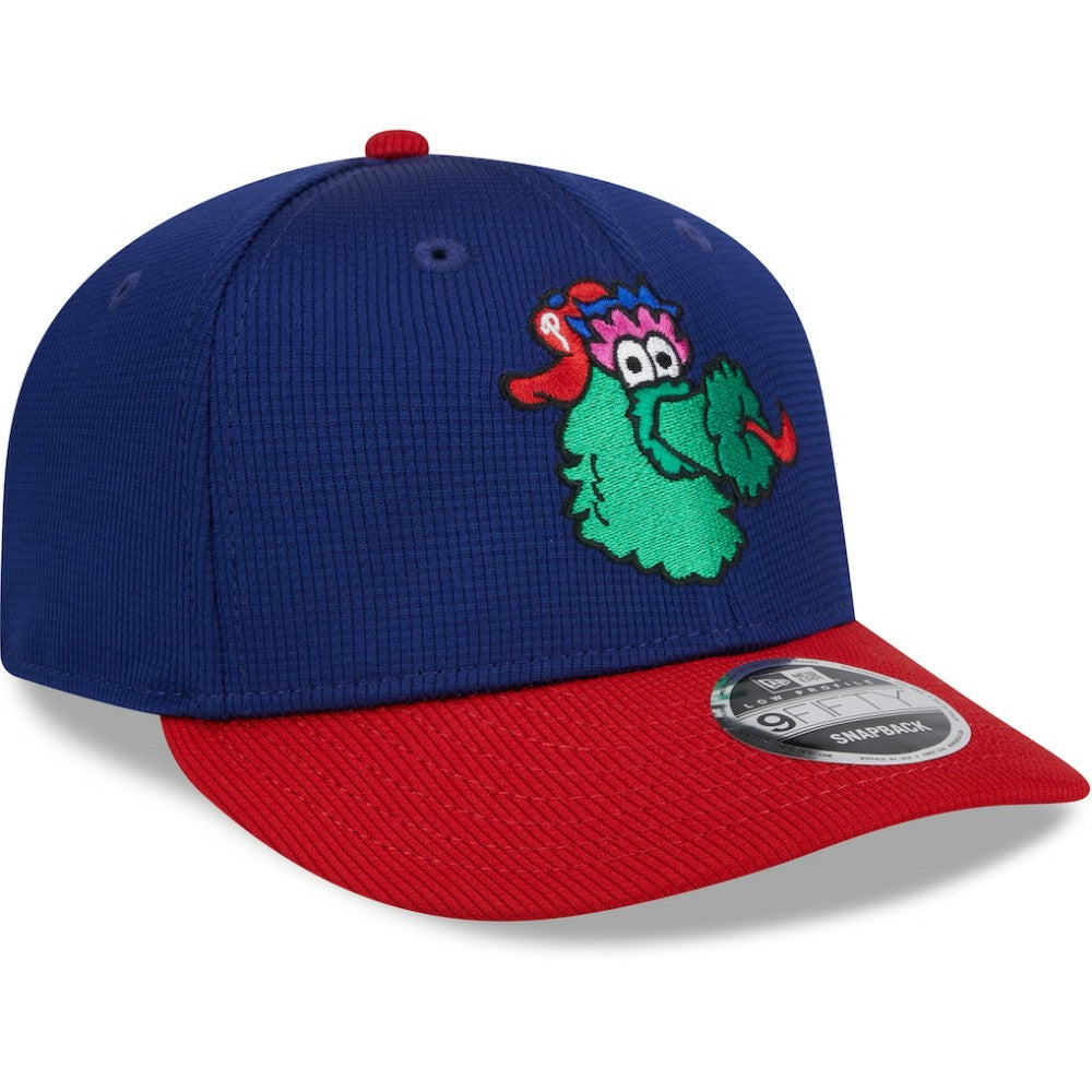 Philadelphia Phillies 2025 Batting Practice Low Profile 9FIFTY Snapback Hat Navy | New Era