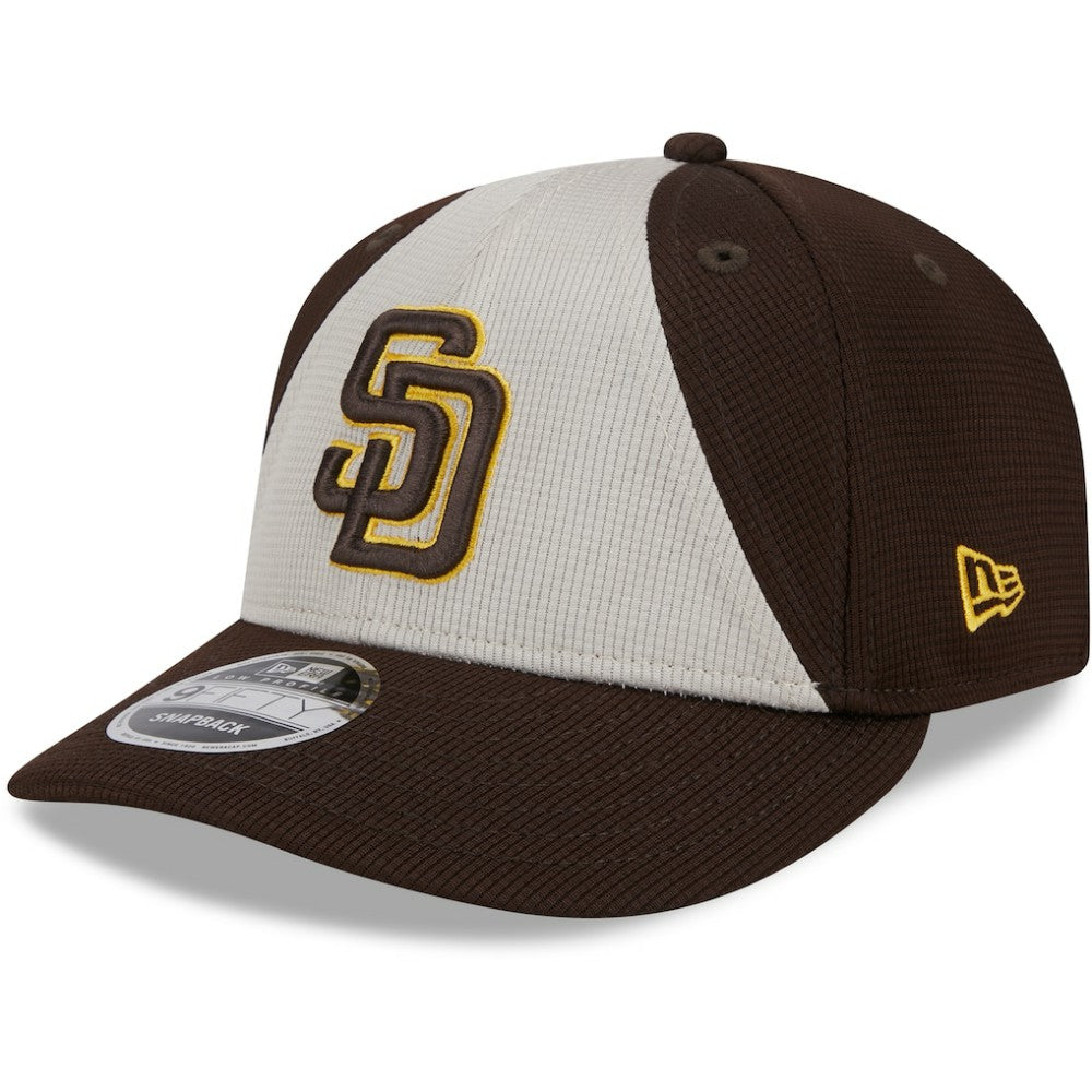 San Diego Padres 2025 Batting Practice Low Profile 9FIFTY Snapback Hat Brown | New Era