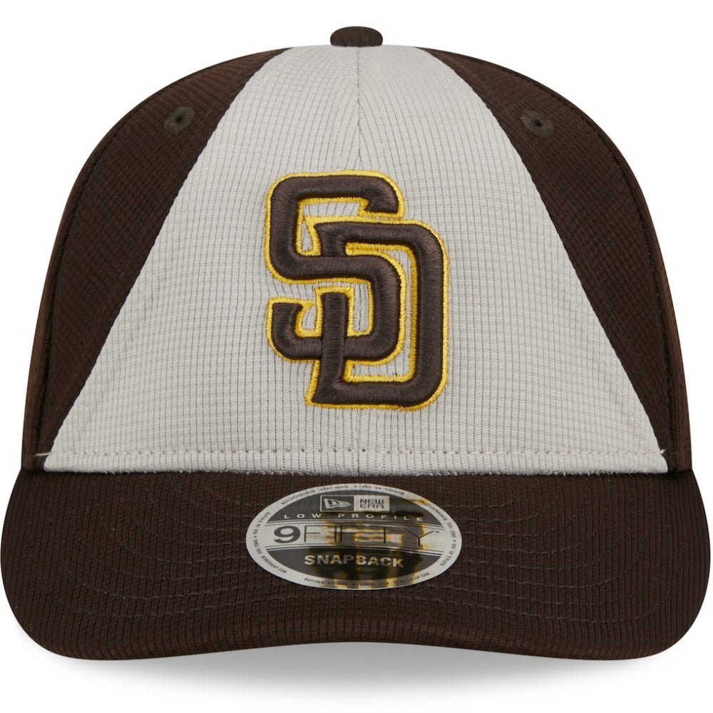 San Diego Padres 2025 Batting Practice Low Profile 9FIFTY Snapback Hat Brown | New Era