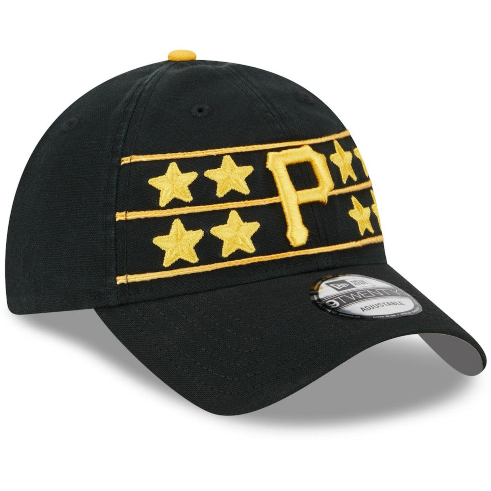 Pittsburgh Pirates Youth 2025 Batting Practice 9TWENTY Adjustable Hat Black | New Era