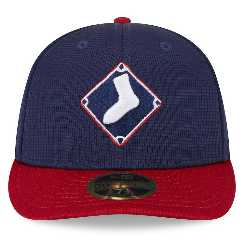 Chicago White Sox 2025 Batting Practice Low Profile 59FIFTY Fitted Hat Navy | New Era